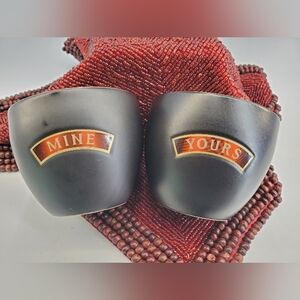 Bailey's Your & Mine matching mugs MINT (C32)